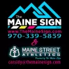 LOGOS MAINE SIGN and MAINE STREET